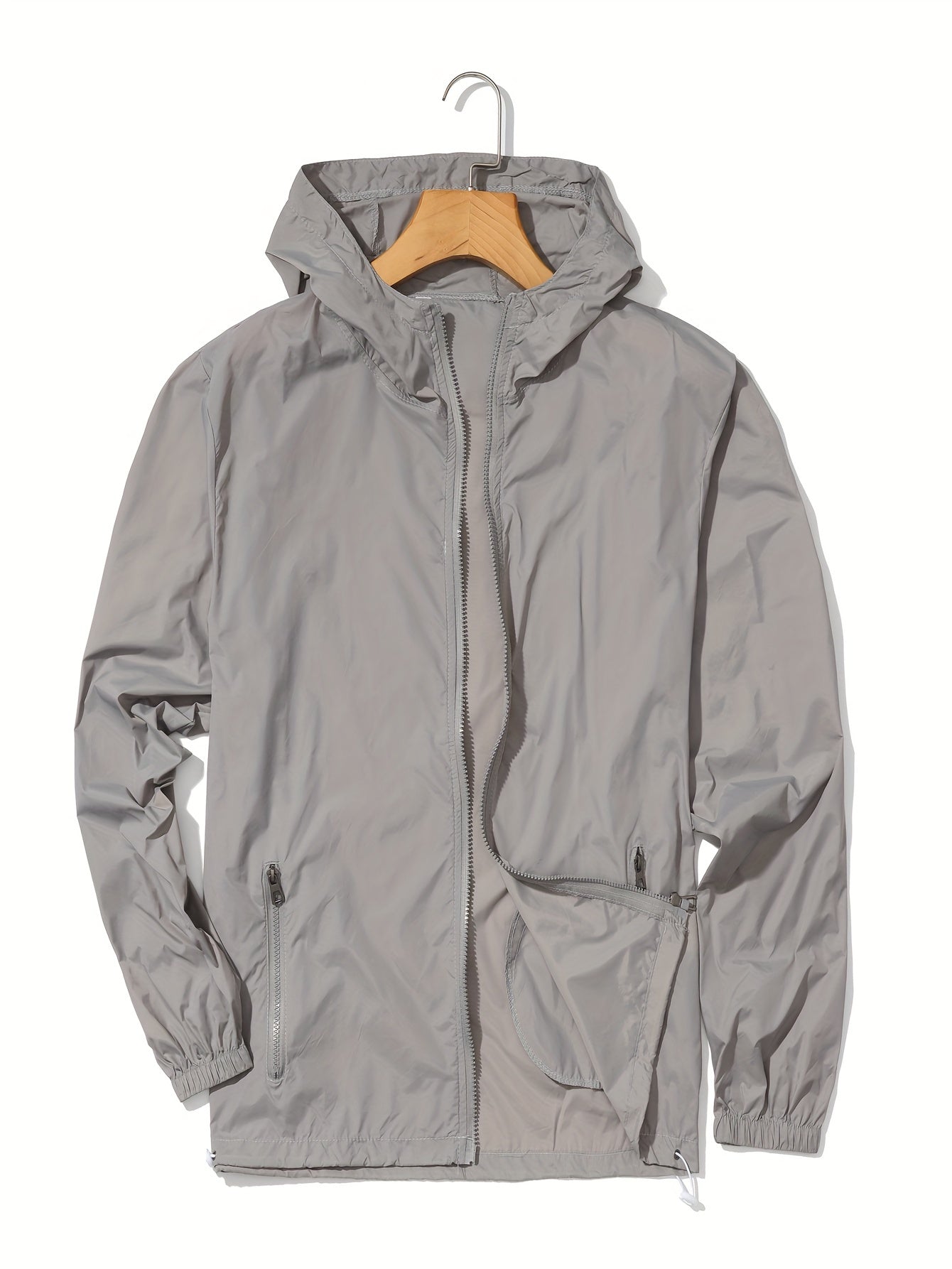 Breathable Sun Protection Windbreaker for Men and Women Quick-Drying Hooded Casual Outdoor Spring Summer