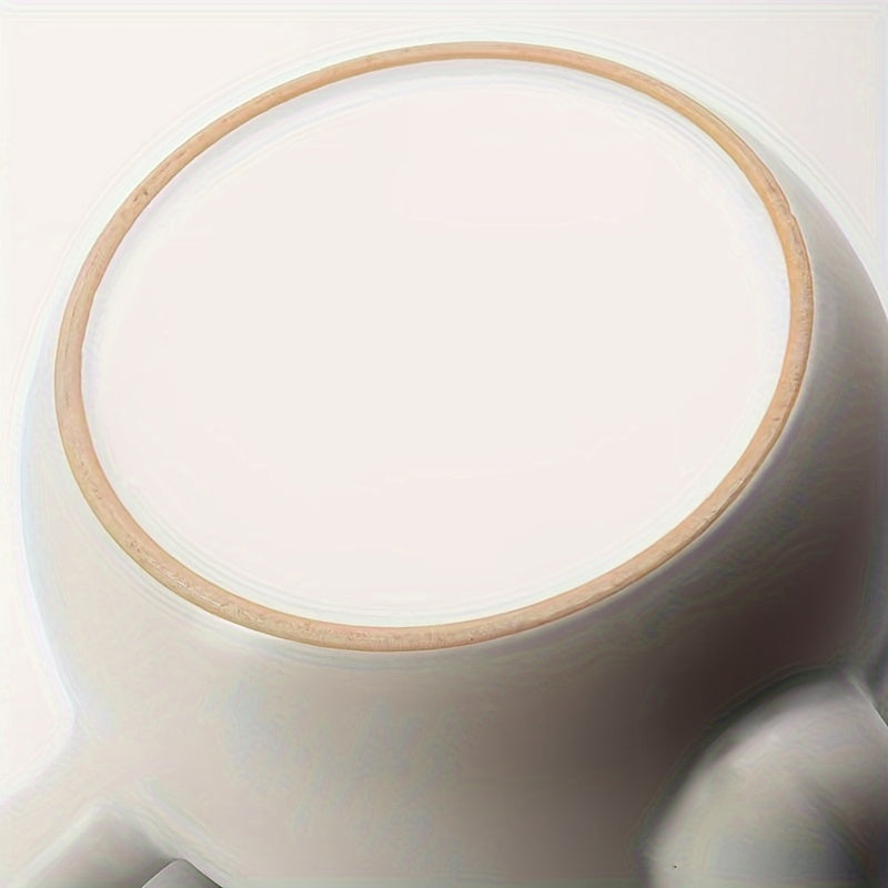 White Ceramic Medicine Cooker 104oz 71oz Gas Stove Compatible Soup Stew Pot