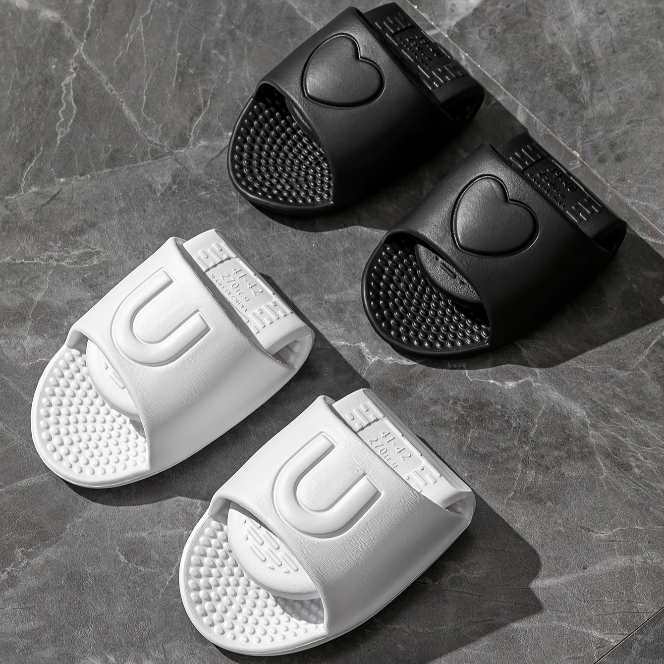 Zapatillas unisex de EVA plegables para interior, viaje, antideslizantes, suela plana, para todas las estaciones