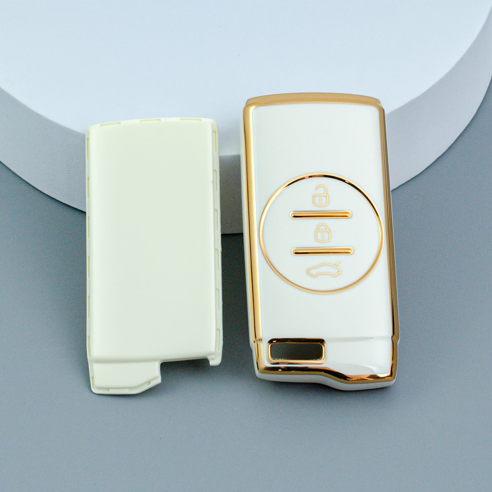 Universal TPU Car Key Case Cover for SUV and Sedan with Easy Access Buttons