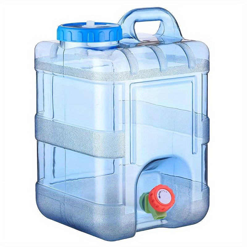 Outdoor Water Bucket with Faucet Blue 5-22L Camping Water Container