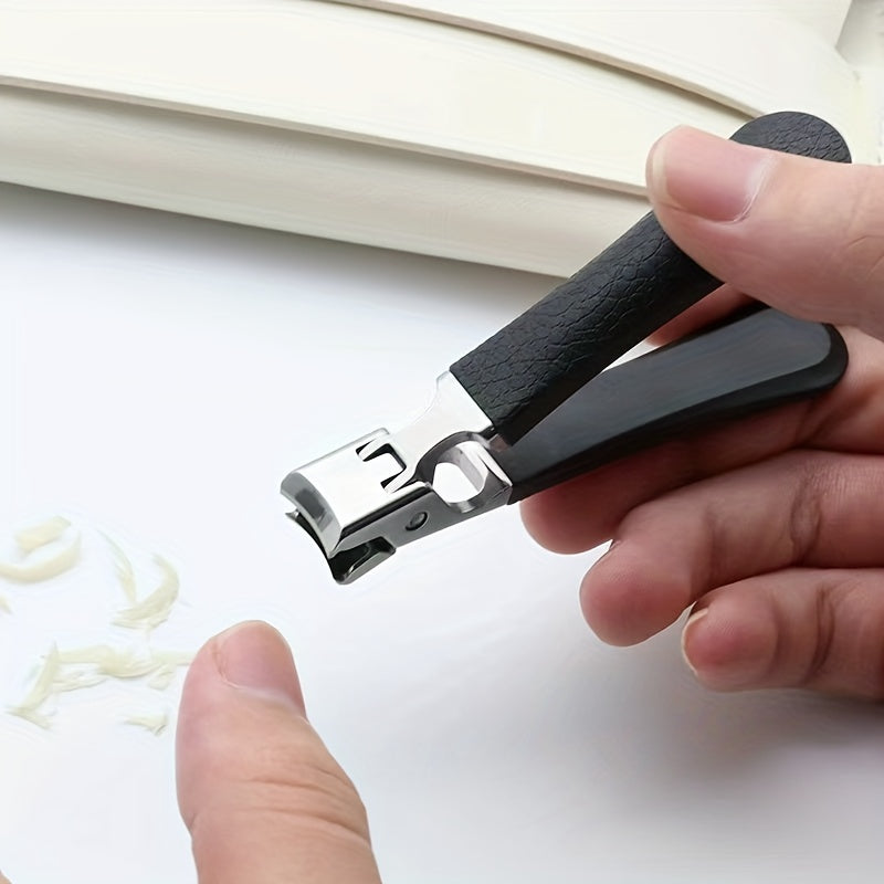 Stainless Steel Nail Clippers for Thick Nails with Wide Jaw and Concave Blade