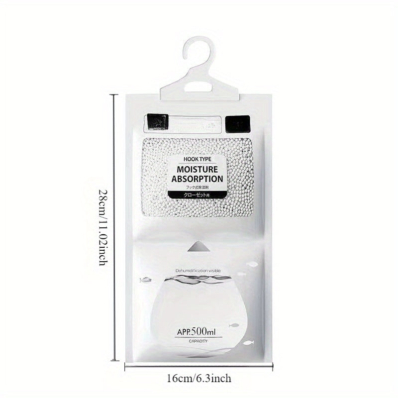 4pcs Moisture Absorption Drying Bags with Odor-Free Breathable Fabric for Clothes Shoes Storage