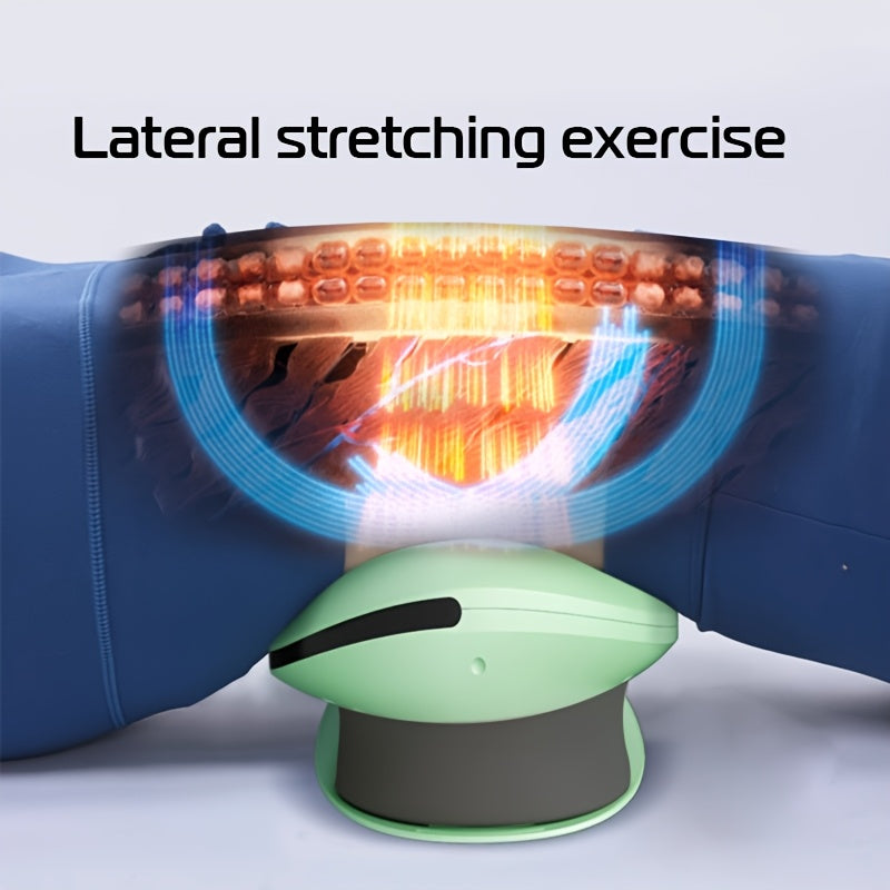 Portable Electric Lumbar Traction Device with Heat Vibration and USB Rechargeable