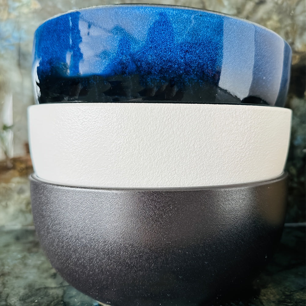 Large Ceramic Bowl for Soup Salad Ramen Kitchen Tableware Durable