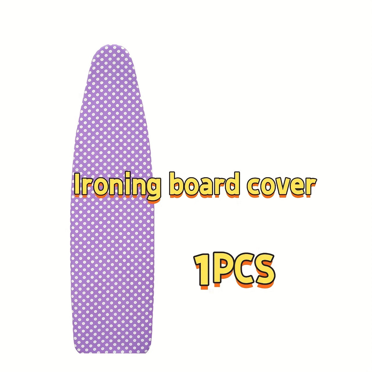 Purple Polka Dot Cover with Titanium Coating Elastic Edges and Fasteners
