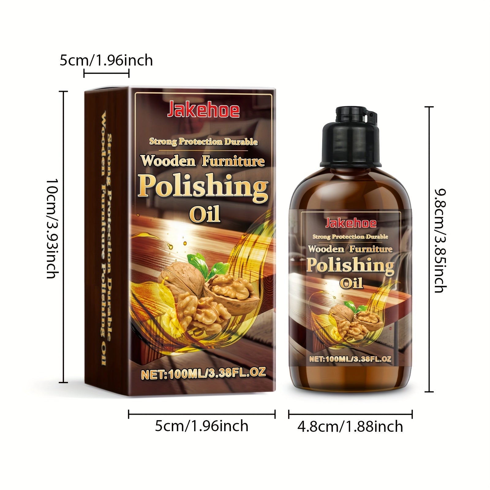 Wood Furniture Polish Oil for Shine and Protection, Suitable for Floors and Surfaces
