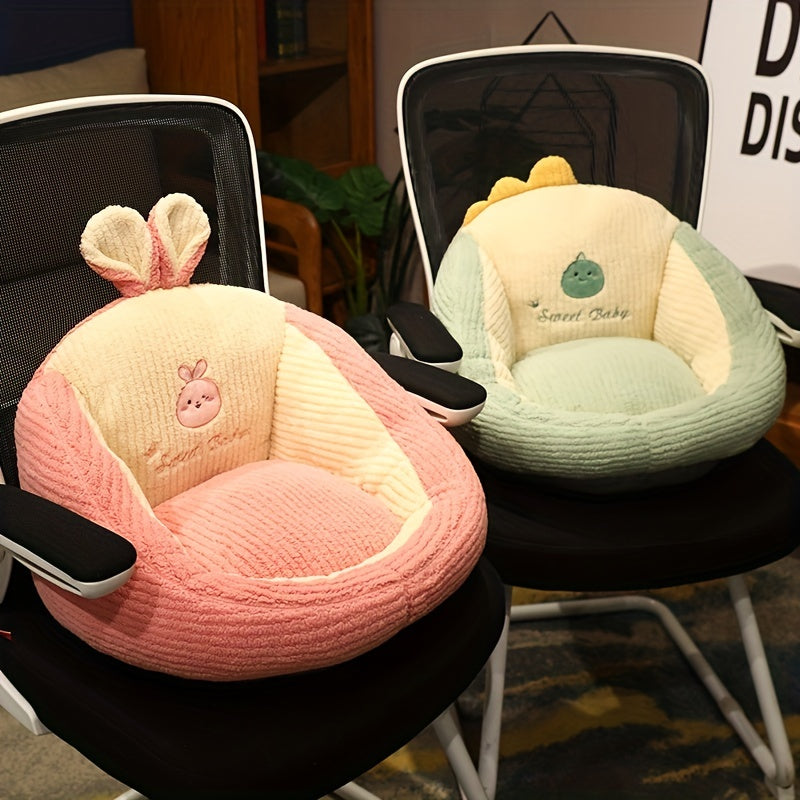 Cojín de asiento de terciopelo para comodidad en todas las estaciones para uso en oficina y en casa