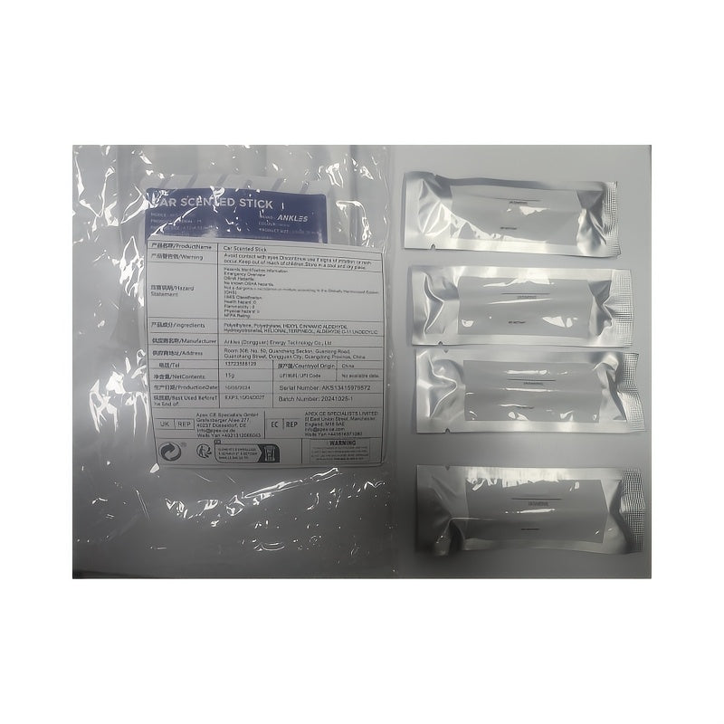 Комплект из 4 освежителей воздуха для автомобиля, палочки, диффузор эфирных масел, длительный аромат