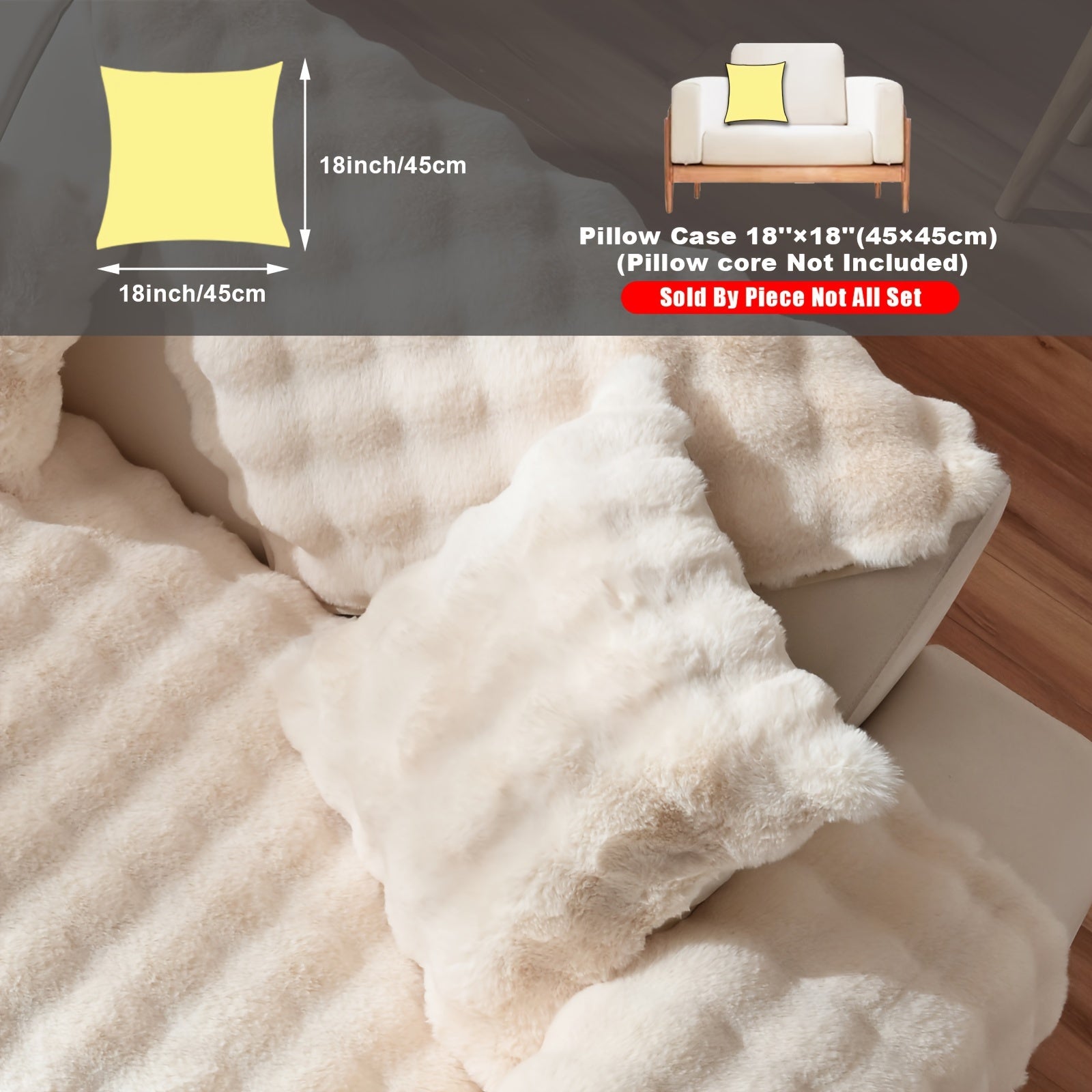 Накидка на диван из флиса для 2-4 местных диванов в 8 цветах, моющаяся в машине, дружелюбная к питомцам, современный дизайн