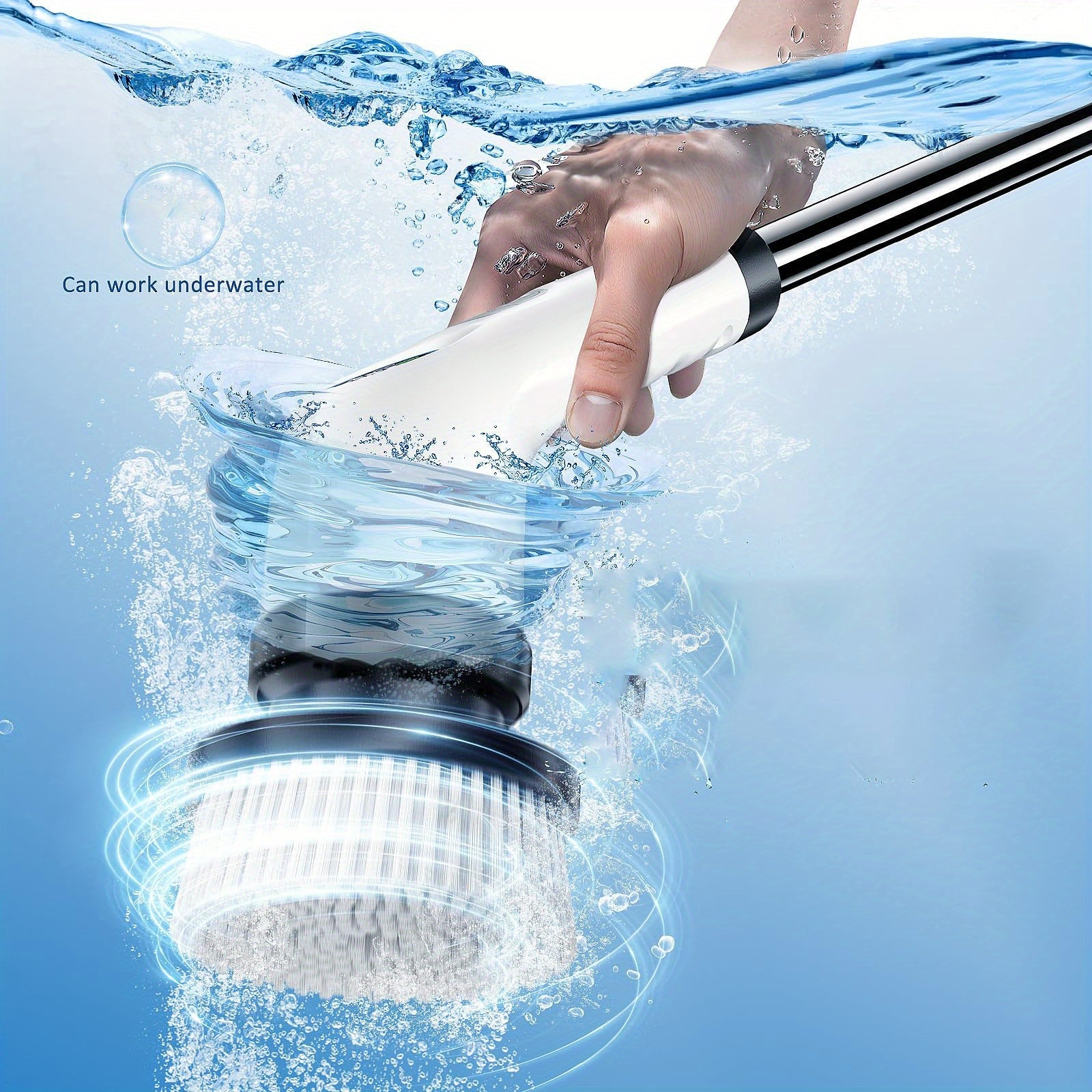 8 ta cho'tka boshli elektr aylantiruvchi cho'tka, ikki tezlik sozlamalari, sozlanadigan tutqich va ajratiladigan tutqich. Hammom, oshxona, yashash xonasi va pol tozalash uchun qulay foydalanish uchun USB orqali zaryadlanadigan litiy batareyasi mavjud.