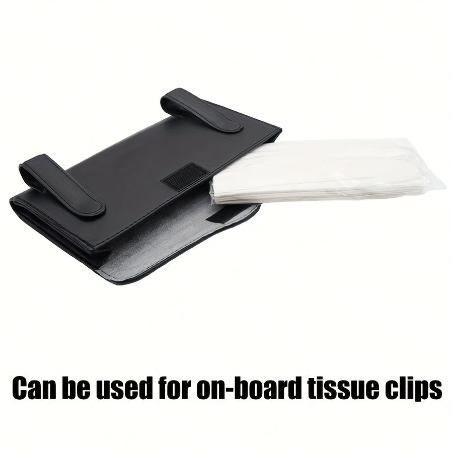 4pcs White Car Tissue Refills 30 Sheets 2-Ply Pulp for Vehicle Home Office