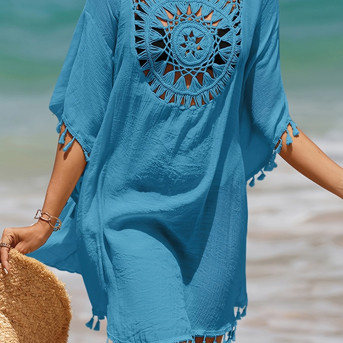 Women's Tassel Cover Up Dress for Swimwear Festival Carnival Beachwear