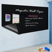 Blackboard Sticker for Home School Office Magnetic Black Surface for Drawing and Teaching