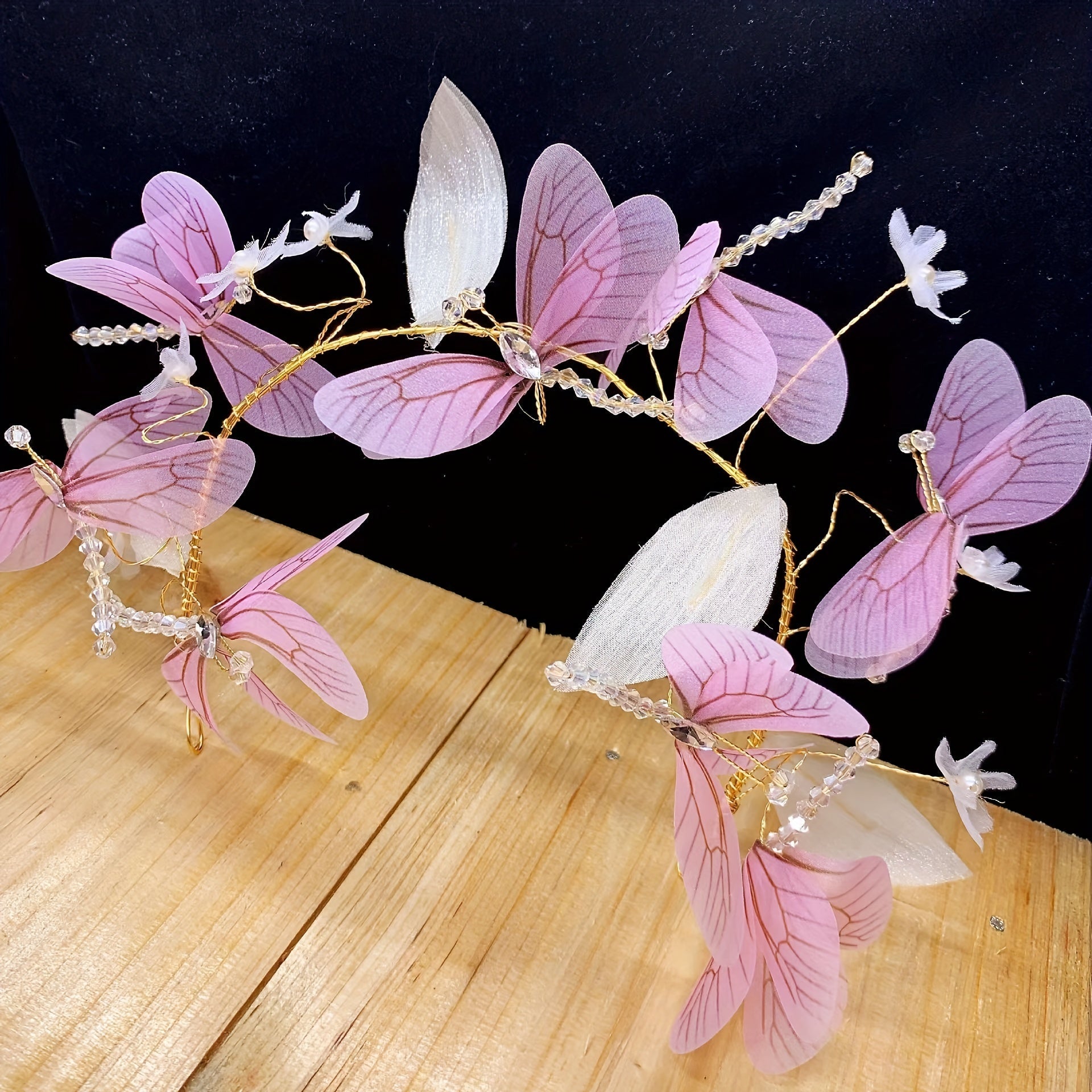 Women's Butterfly Headband for Parties and Cosplay Elegant Hair Accessory