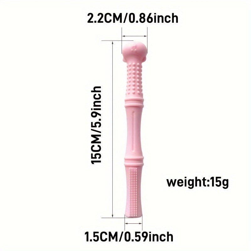 Hollow Silicone Baby Teething Tubes Toys for Infants 6-12 Months Pack of 1-5