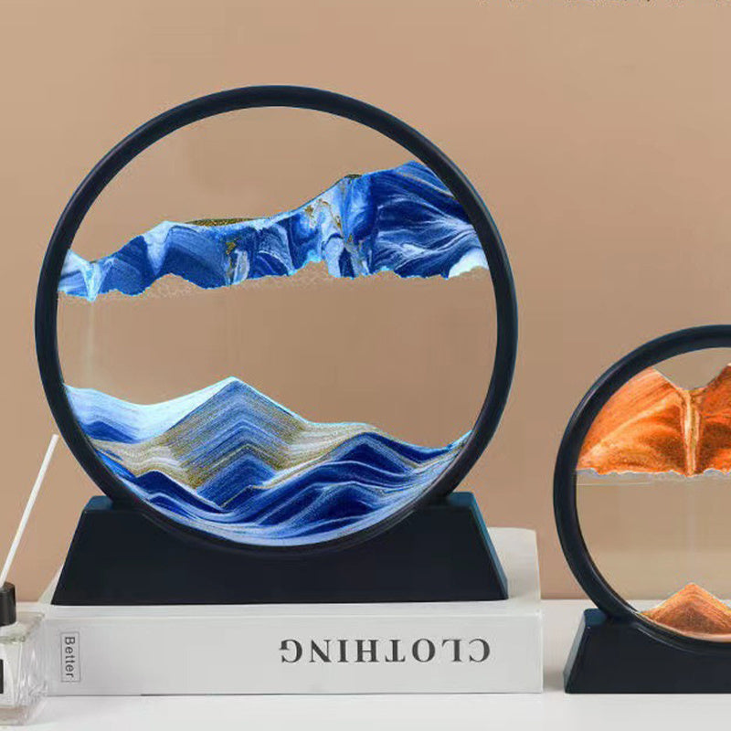 3D Sand Art Kit Mountain Landscape No Battery Needed Home Decor Relaxation