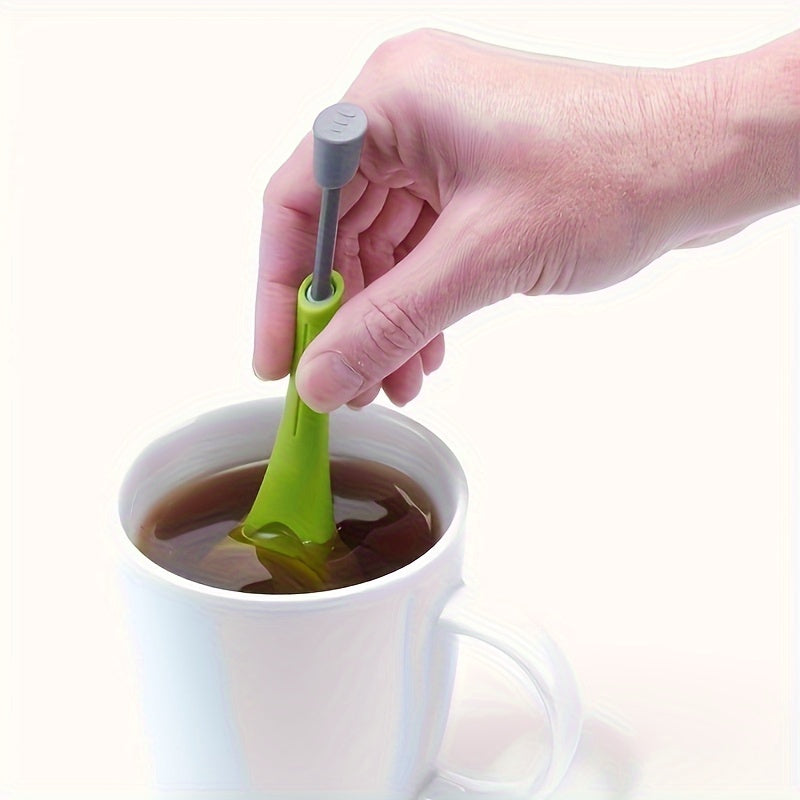 Easy-Pour Tea Infuser for Loose Leaf Tea Drip-Free Food-Grade Plastic Metal
