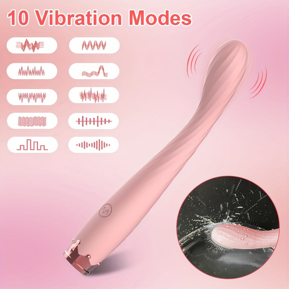 Women G-Spot Vibrator Clit Nipple Stimulator Waterproof Massager