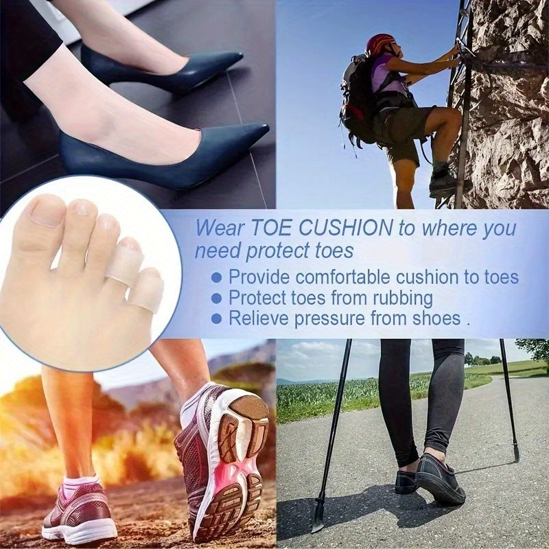 Unisex Silicone Toe Protector Cover For High Heels Breathable Wear-Resistant
