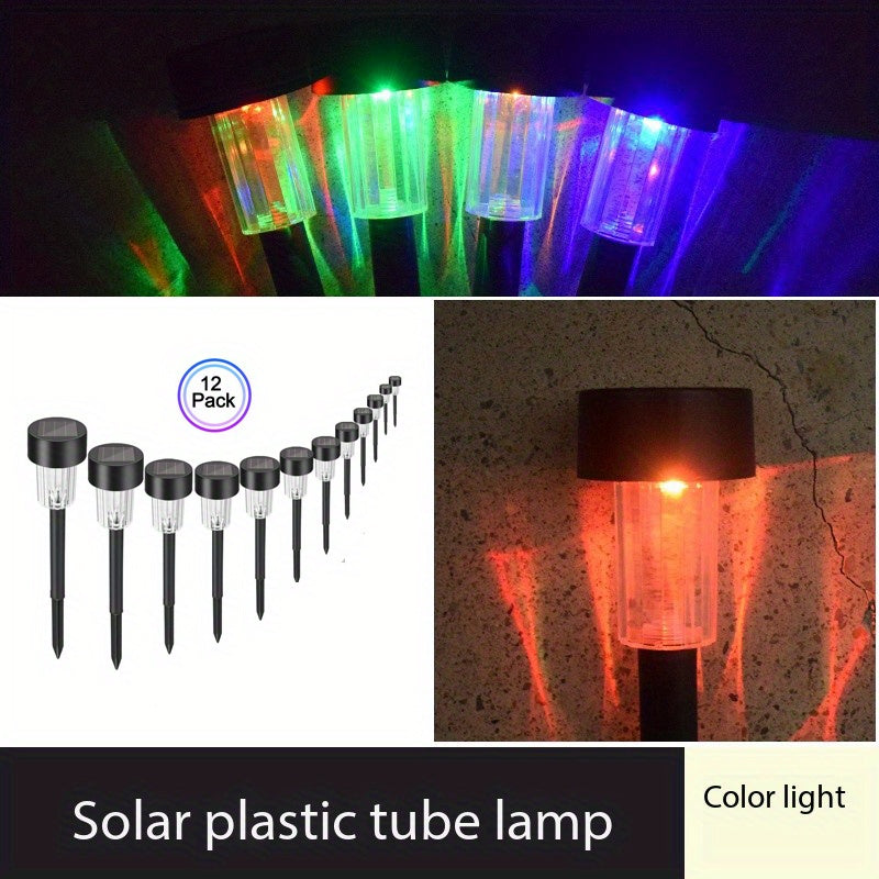 12 LED Solar Garden Lights Outdoor Pathway Lawn Yard Patio Decorative Landscape