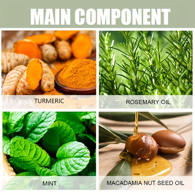 Unisex Rosemary Hair Care Set with Essential Oil and Hair Mask for Moisturizing and Nourishing Hair