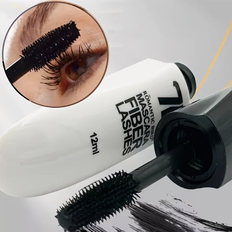 7D Waterproof Fiber Lash Mascara Volumizing Lengthening Black 12ml