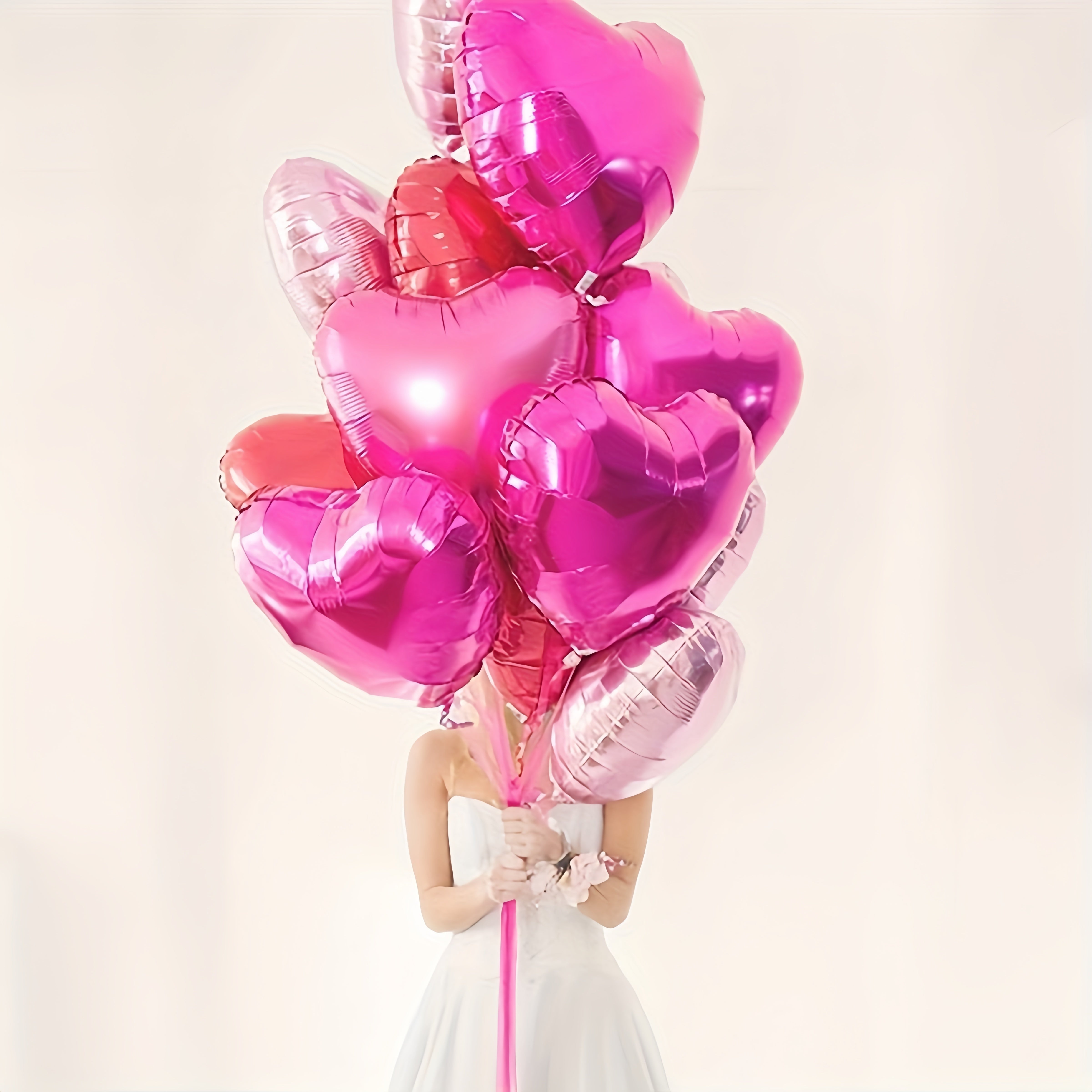 10 Heart-Shaped Foil Balloons for Valentine's Day Birthdays Weddings and Parties
