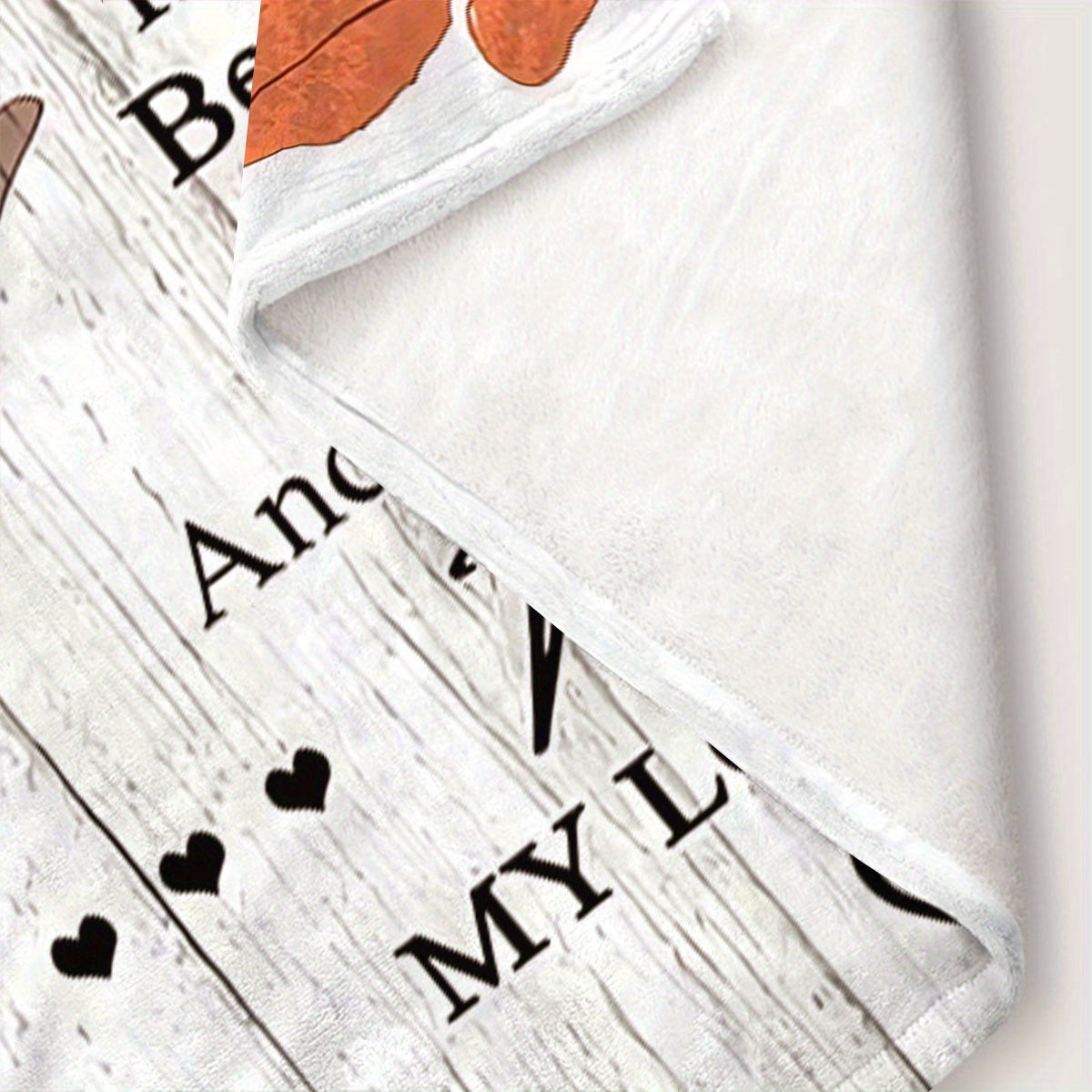 Flannel Fleece Throw Blanket for Son All Seasons Machine Washable Digital Print Polyester