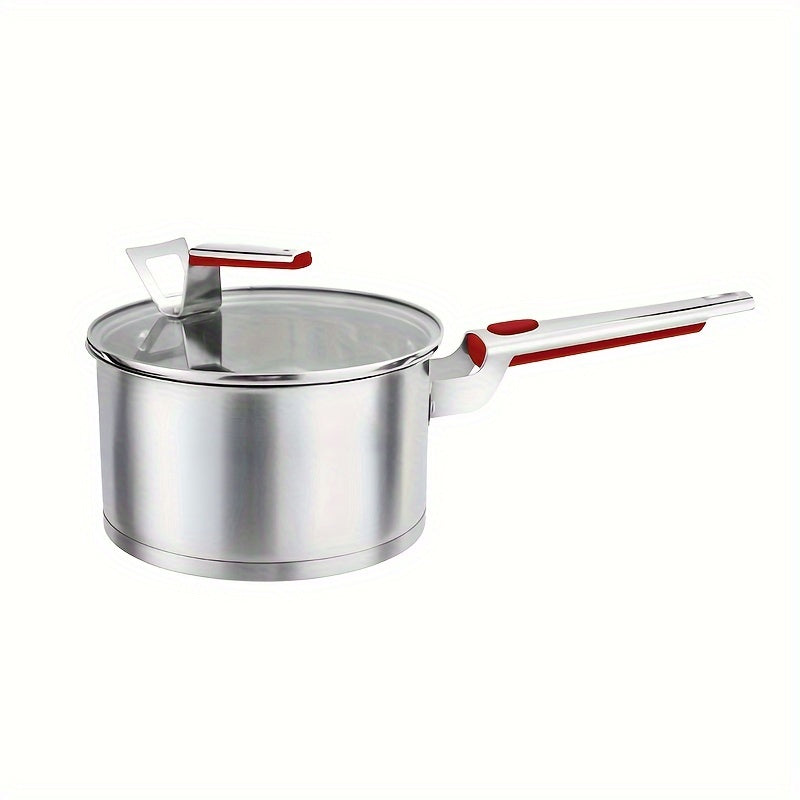 Kengaytirilgan HAUSROLAND zanglamas po'latdan yasalgan sho'rva qozoni - mustahkam, gaz va induksiya pechlari uchun mos, makaron, jo'xori va sutni bug'lash uchun - uyda pishirish uchun ideal