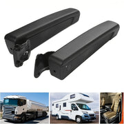 Universal Black Adjustable Car Seat Armrests Pair for Cars and Trucks