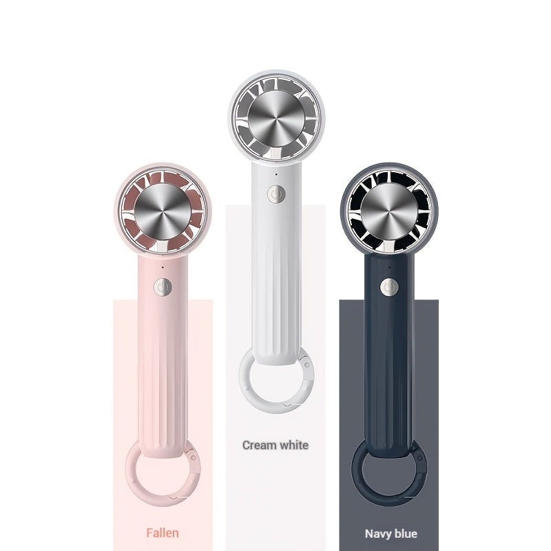 Портативный вентилятор с возможностью зарядки через USB - портативный охлаждающий мини-вентилятор с полупроводниковым покрытием, покрытым льдом, для использования в помещении и на улице, кабель питания в комплекте