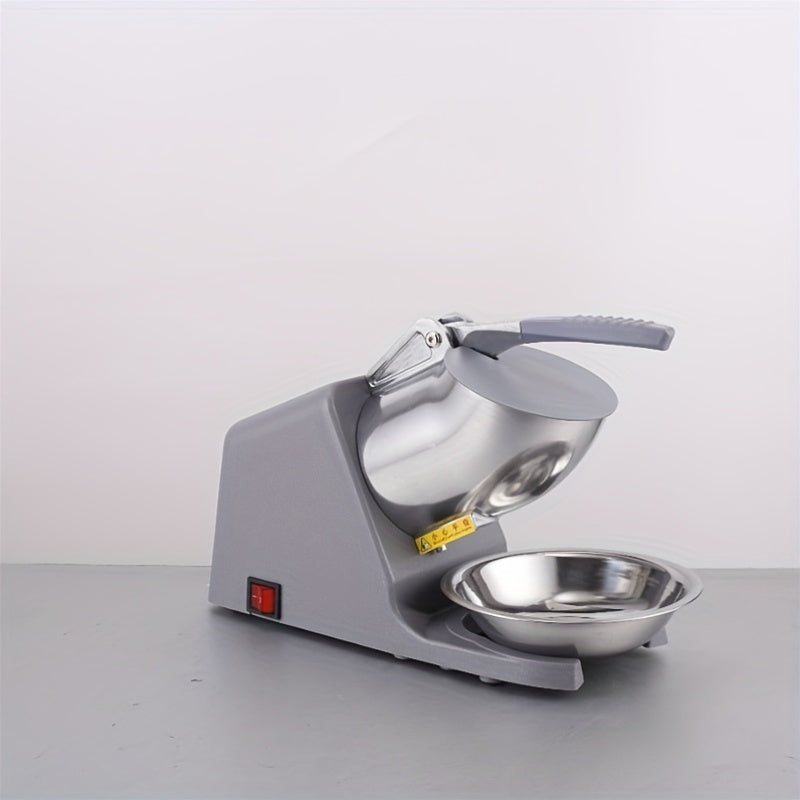 Elektr ice shaver, muz paddlesi bilan, zanglamaydigan po'latdan yasalgan qor konus mashinasi, ochiq kulrang, uy va tijorat foydalanishi uchun mos. Zamonaviy oshxona qurilmasi, bardoshli konstruktsiya bilan, har biri 68.04 KG