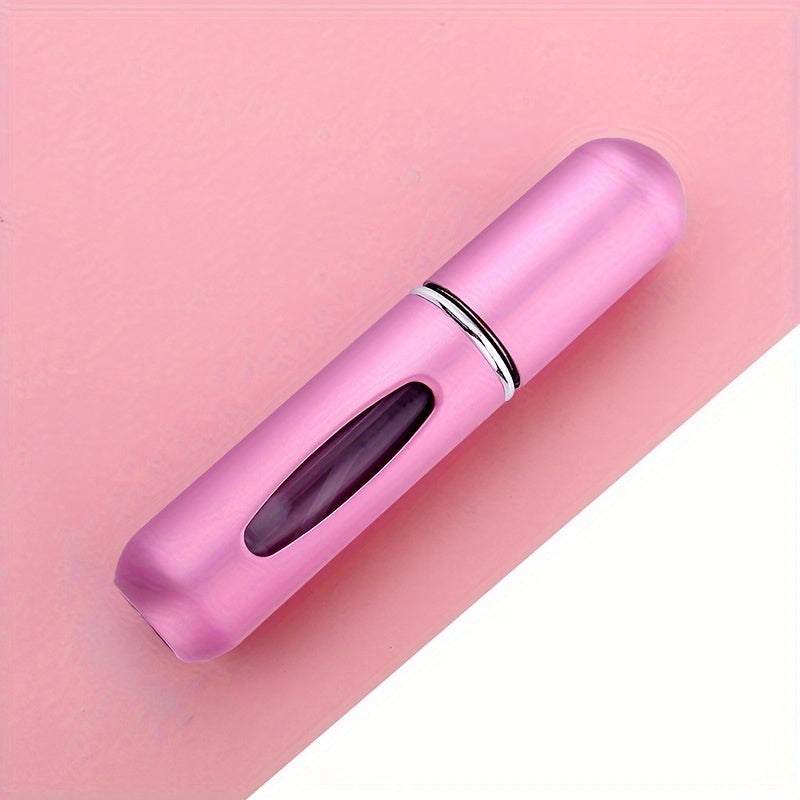 Unisex Refillable Perfume Bottle 5ml Metal Case Multiple Colors Fine Spray