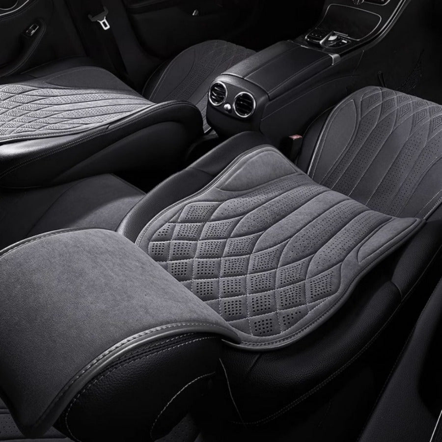 Funda de asiento de coche acolchada y transpirable para SUVs, camiones y sedanes, antideslizante y duradera