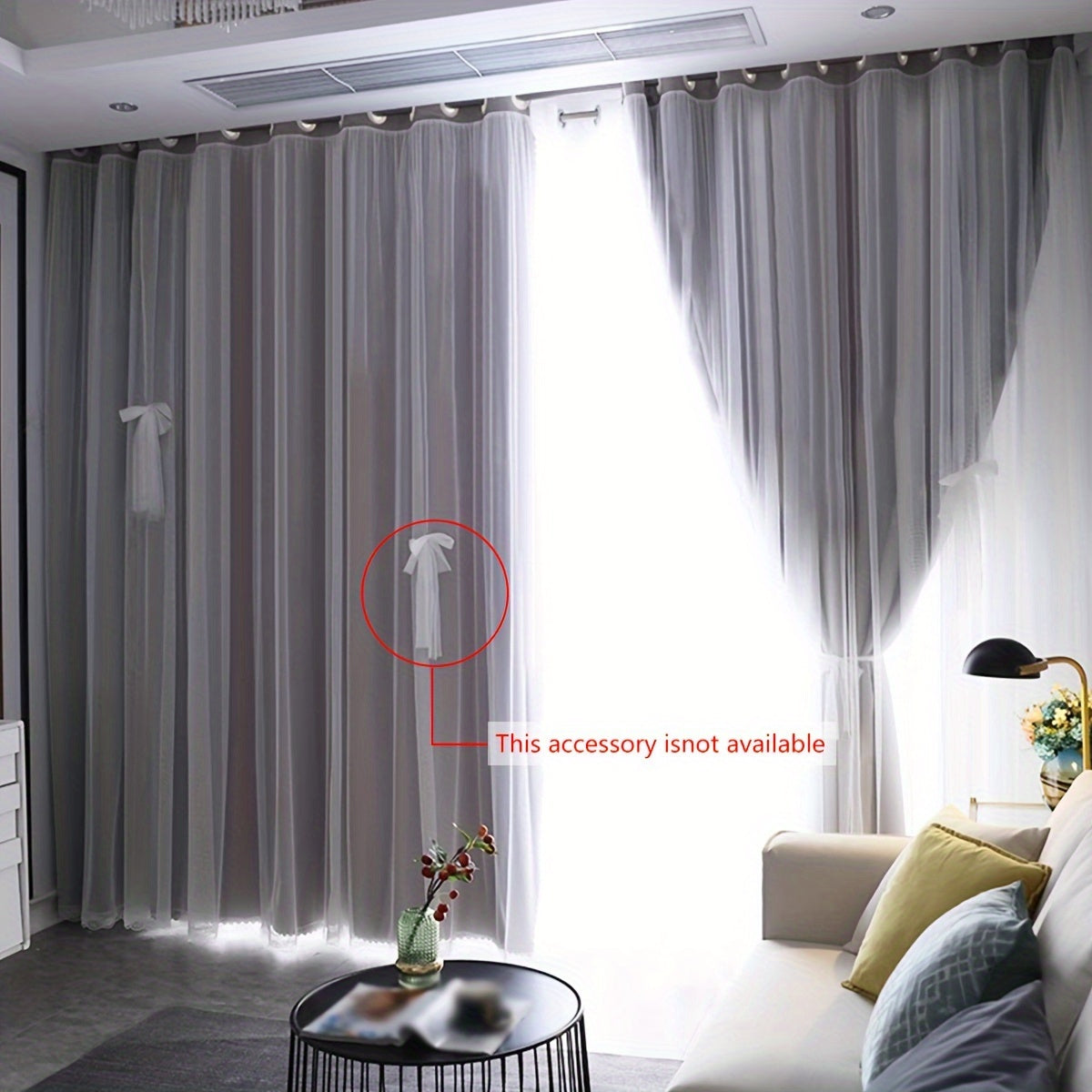Blackout Curtains Single Panel Black Fabric Modern Simple Noise Reduction for Living Room Bedroom