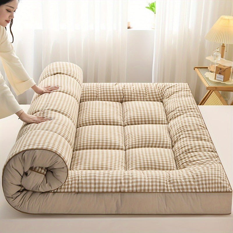 Soft Square Mattress Cover with Breathable Fluffy All-Season Comfort