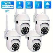 1080P WiFi Security Camera with Auto Tracking Color Night Vision Two-Way Audio Humanoid Tracking Indoor Surveillance