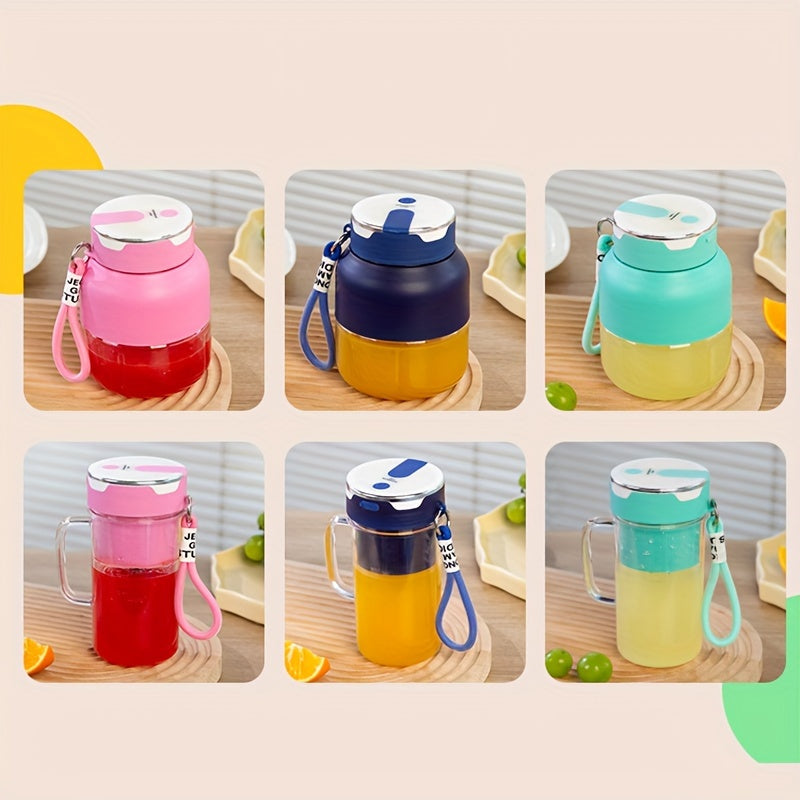 Rechargeable Compact Juicer Cup with USB Charging and 1300mAh Battery for Home and On-the-Go