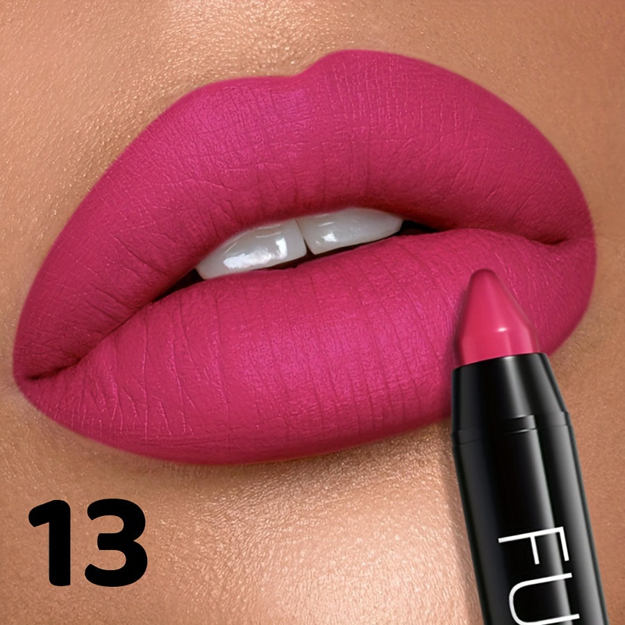 Women Hydrating Lipstick Creamy Texture Waterproof Shades Pink Red Purple