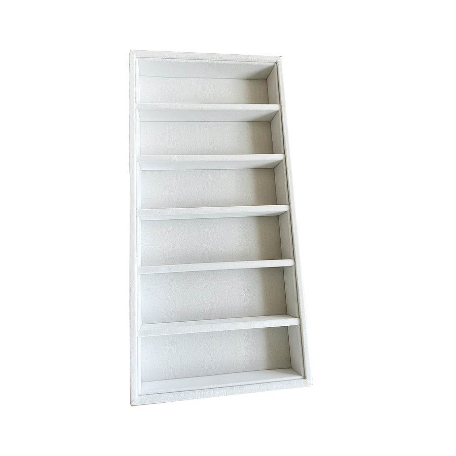 Bandeja de almacenamiento para joyas y gafas, organizador con 5/6 compartimentos, plato de exhibición