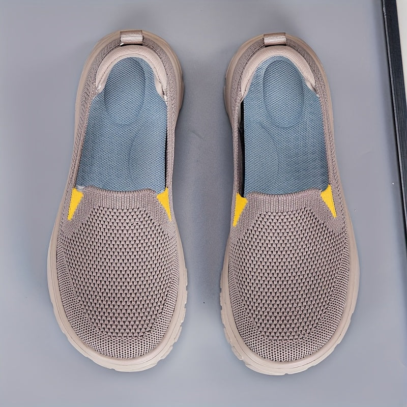 Women's Slip-On Sneakers Casual Walking Shoes Laceless Soft Sole