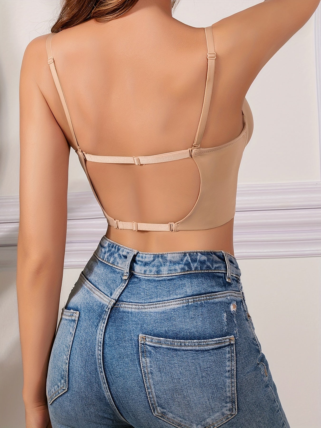 Women's Push Up T-Shirt Bra Lingerie with Scoop Design