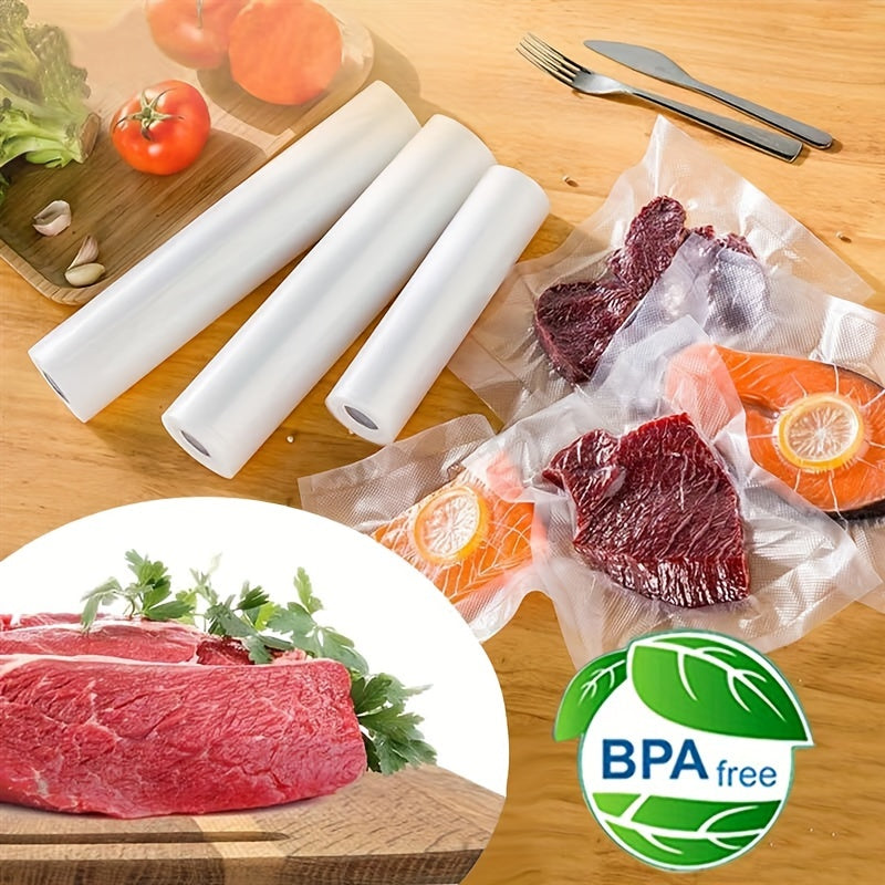 Vacuum Sealer Bags Set for Food Storage, Multiple Sizes, Kitchen Use
