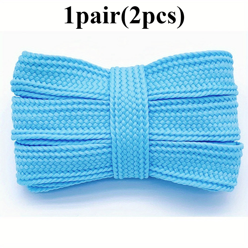 2 Pairs Polyester Spandex Shoelaces for Low and High Top Shoes