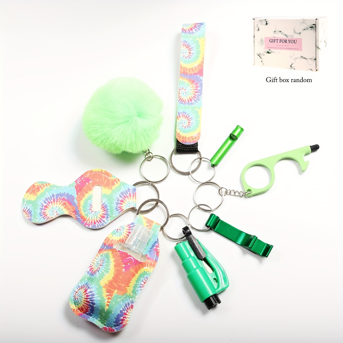 Men's Safety Protection Set with Gift Box, 8-Piece Protective Accessories