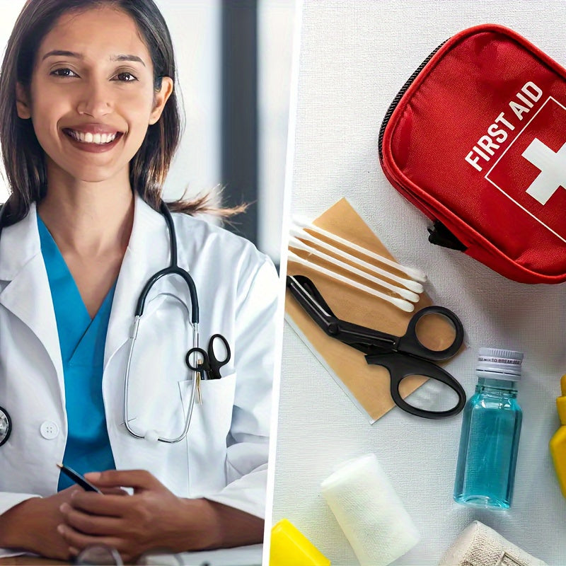 4-Piece 6-Inch Titanium Scissors Non-Stick Durable Blades for Medical Professionals