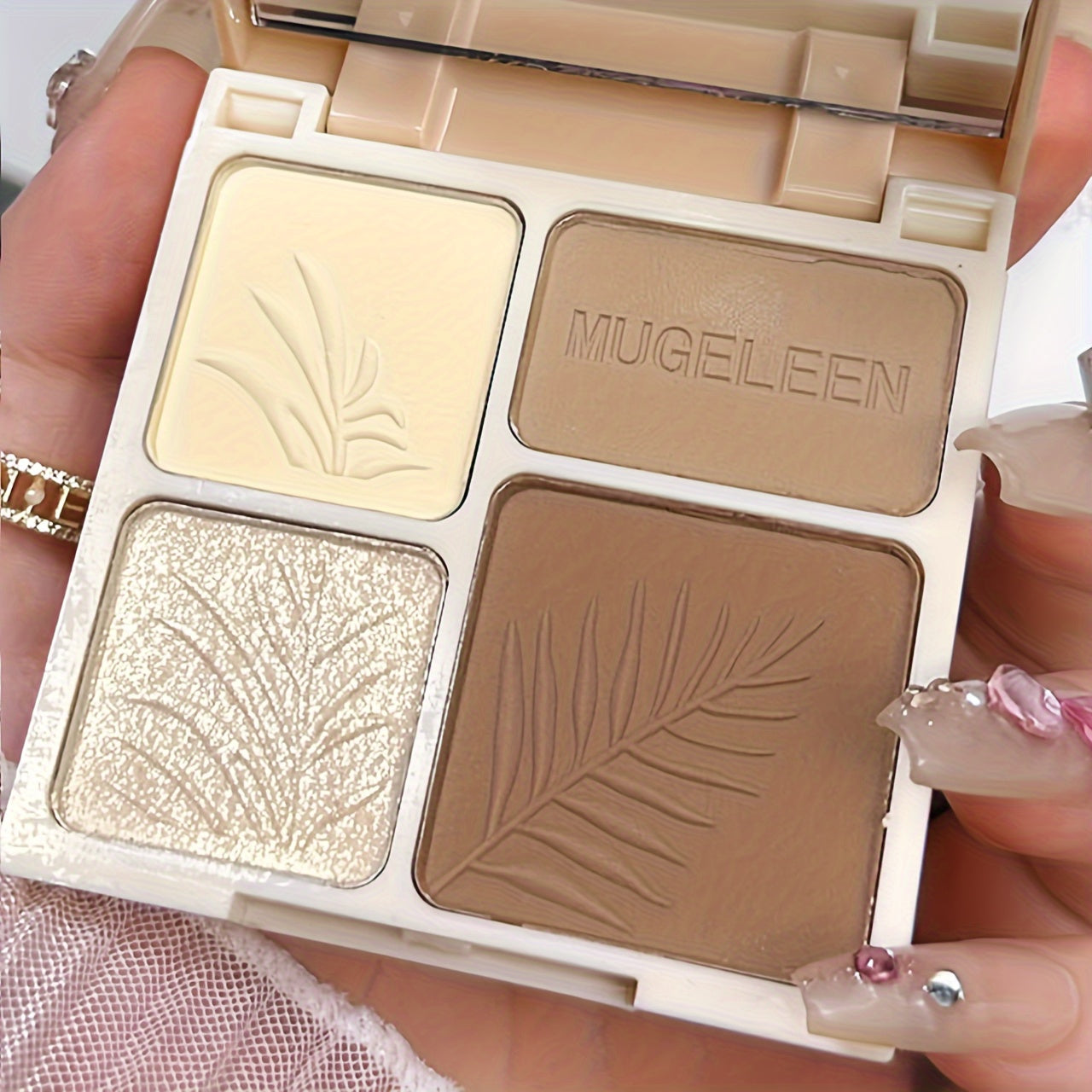 Женская палетка контуринга и хайлайтера с матовым финишем, водостойкая пудра