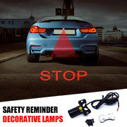 GCYS LED Neon Skull xavfsizlik chirog'i avtomobillar va mototsikllar uchun - mustahkam joylashadi, to'qnashuvlardan ogohlantiradi, 12-24V uchun simli, bezak chirog'ini proyeksiya qiladi.