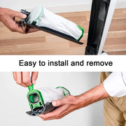 Replacement Dust Bag for Cordless Vacuum Cleaner Green Black Polyester Durable Easy-Access